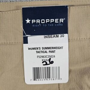 NEW Propper Lightweight Tactical Pants Women Khaki‎ Size 26 Inseam 30